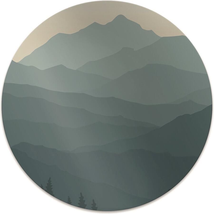 TULUP Vloerbeschermer Woud Vloerbeschermer Bureaustoelmat 100 cm Blauw Pvc Vloerbeschermer Bureau Stoel Mat Motif Vloerbeschermer Stoel Mat Kantoordecoraties