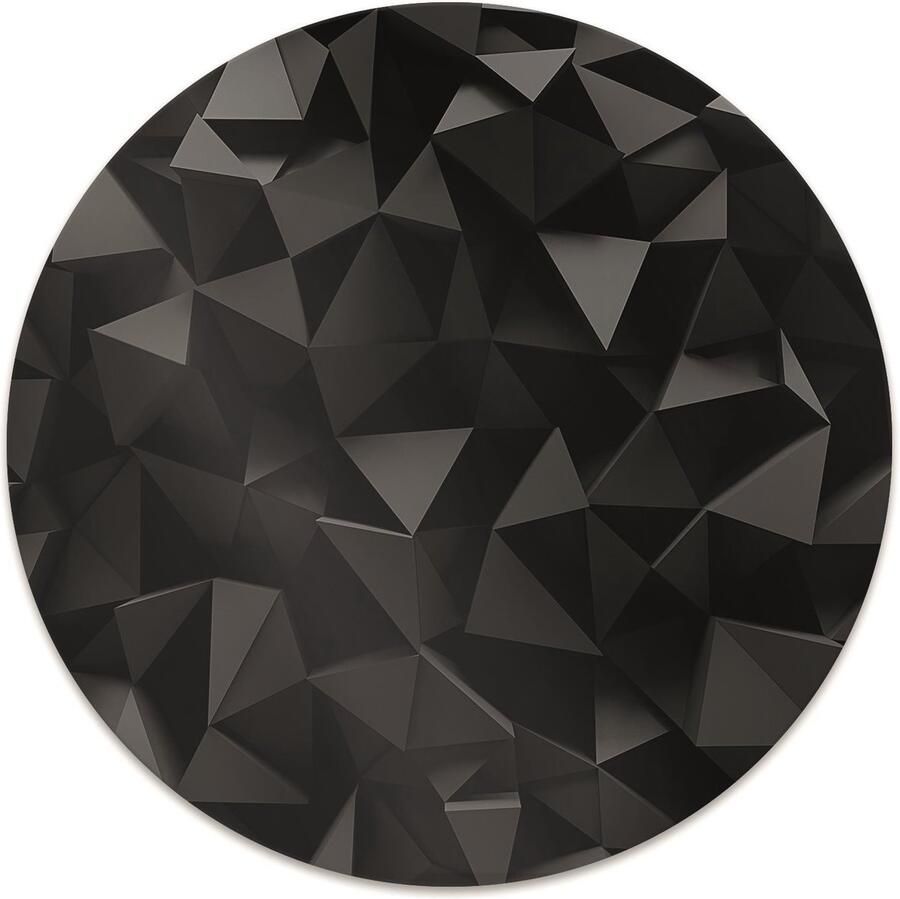 TULUP Vloerbeschermer Zwarte Abstractie Computer Stoel Mat 100 cm Grijs Vloerbeschermer Bureaustoel Tapijt Vloerbeschermer Bureaustoelmat Vloerbeschermer Tapijt Stoel Mat Werkplekdecoraties