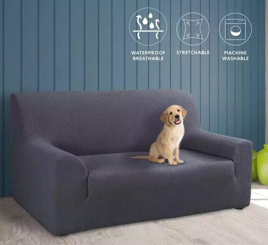 Tural Bankovertrek 100% Waterdicht Grijs 70 tot 100 cm