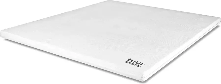 Tuur Original Topper 90x200 100% Na latex Matras Topper 7 Ergonomische Comfortzones Anti-Allergisch Ademend 8 cm Hoog