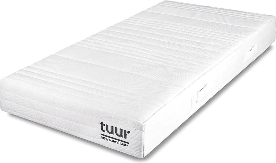 Tuur Original Plus Matras 100x200 cm 100% Na latex Ergonomisch Matras Dual Comfort Zacht-Stevig Paardenhaar Hennep Ademend Duurzaam Orthopedisch Slaapcomfort mit Biokatoen Wol