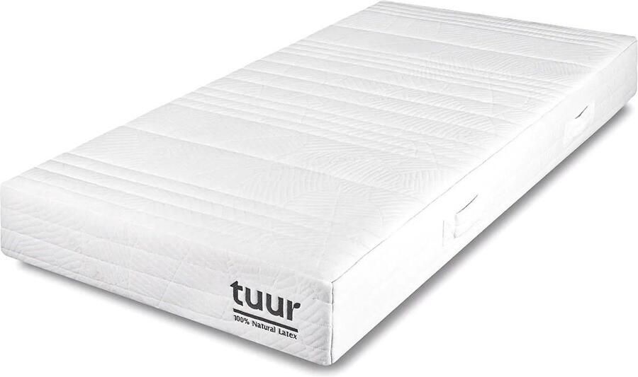 Tuur Original Plus Matras 80x210 cm 100% Na latex Ergonomisch Matras Dual Comfort Zacht-Stevig Paardenhaar Hennep Ademend Duurzaam Orthopedisch Slaapcomfort mit Biokatoen Wol