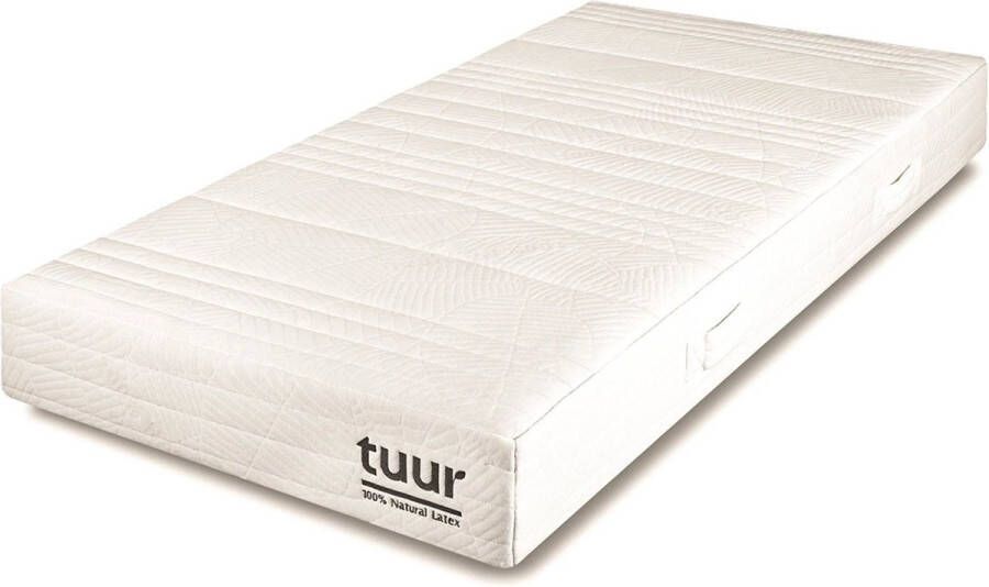 Tuur Spring Pocketveringmatras 90x210 cm 7 Zone Ergonomisch Na latex Matras met Biokatoen Ademend Duurzaam en Orthopedisch Comfort Afritsbare Wasbare Hoes