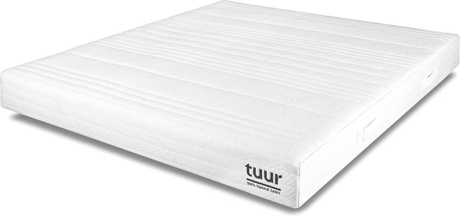 Tuur Spring Pocketveringmatras 80x210 cm 7 Zone Ergonomisch Na latex Matras met Biokatoen Ademend Duurzaam en Orthopedisch Comfort Afritsbare Wasbare Hoes