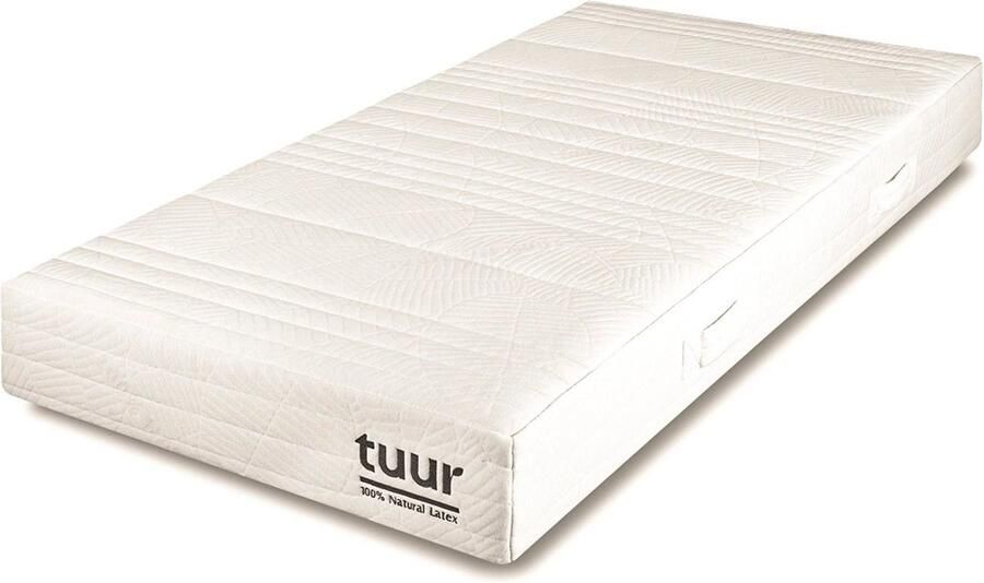 Tuur Spring Pocketveringmatras 80x200 cm 7 Zone Ergonomisch Na latex Matras met Biokatoen Ademend Duurzaam en Orthopedisch Comfort Afritsbare Wasbare Hoes