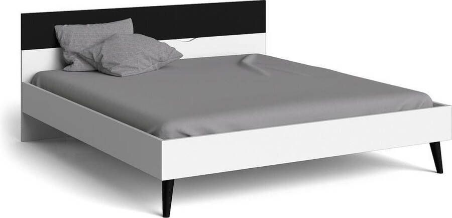 Tvilum Napoli bed Tweepersoonsbed 180x200 cm wit matzwart