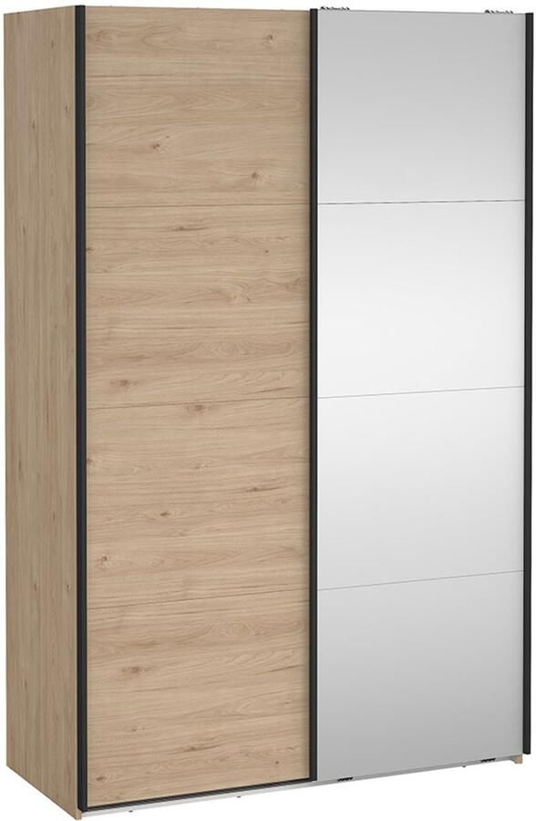 Tvilum Bergamo schuifdeurkast 2 deuren 140x220cm eikdecor