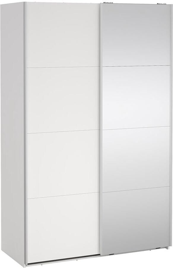 Tvilum Bergamo schuifdeurkast 2 deuren 140x220cm wit