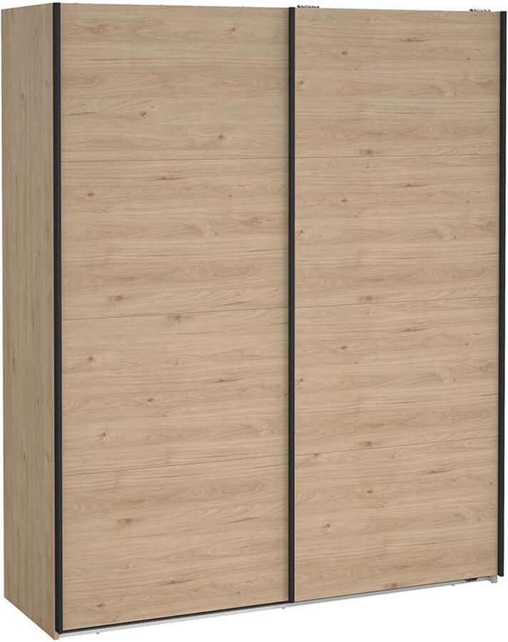 Tvilum Bergamo schuifdeurkast 2 deuren 180x220cm eikdecor - Foto 2