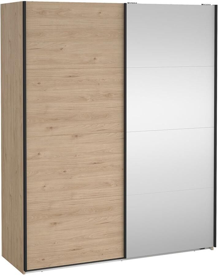 Tvilum Bergamo schuifdeurkast 2 deuren 180x220cm eikdecor