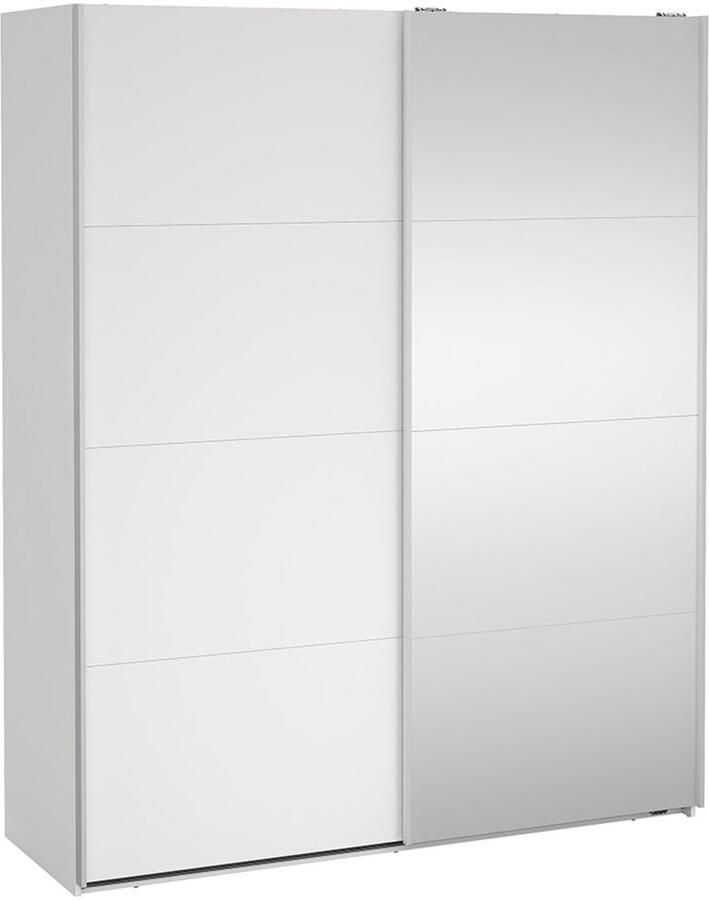 Tvilum Bergamo schuifdeurkast 2 deuren 180x220cm wit