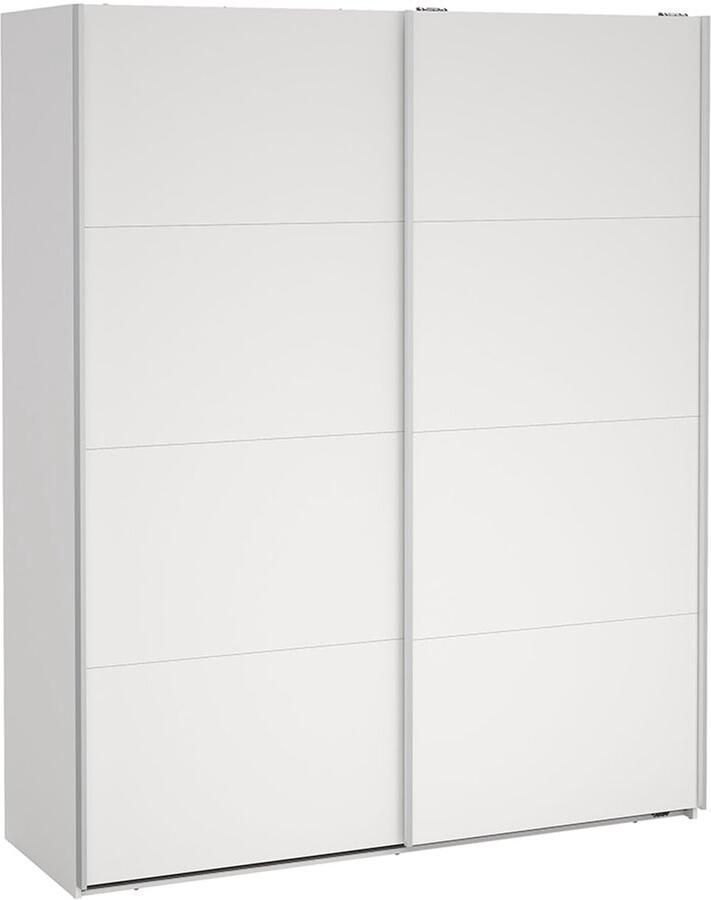 Tvilum Bergamo schuifdeurkast 2 deuren 180x220cm wit - Foto 2