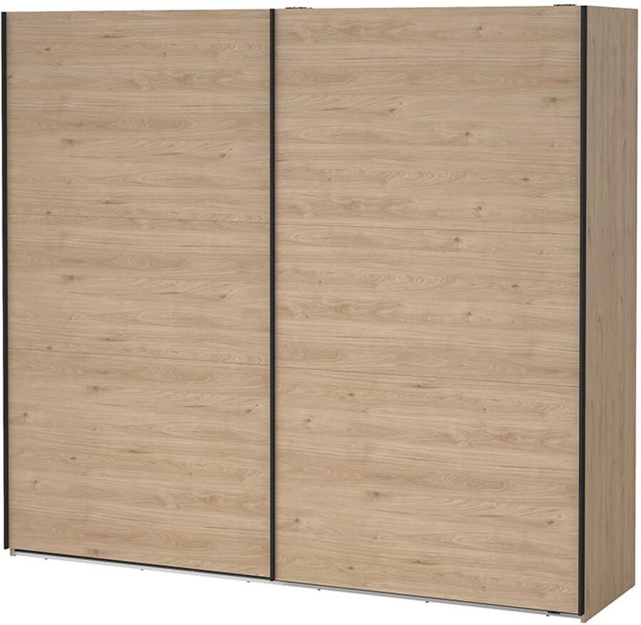 Tvilum Como schuifdeurkast 2 deuren 245x220cm eikdecor