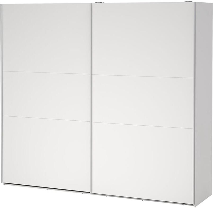 Tvilum Como schuifdeurkast 2 deuren 245x220cm wit