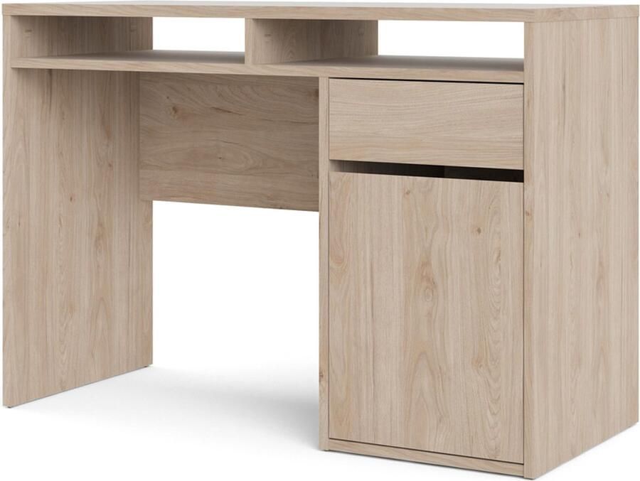 Hioshop Fula bureau 1 lade en 1 deur Hickory decor. - Foto 2