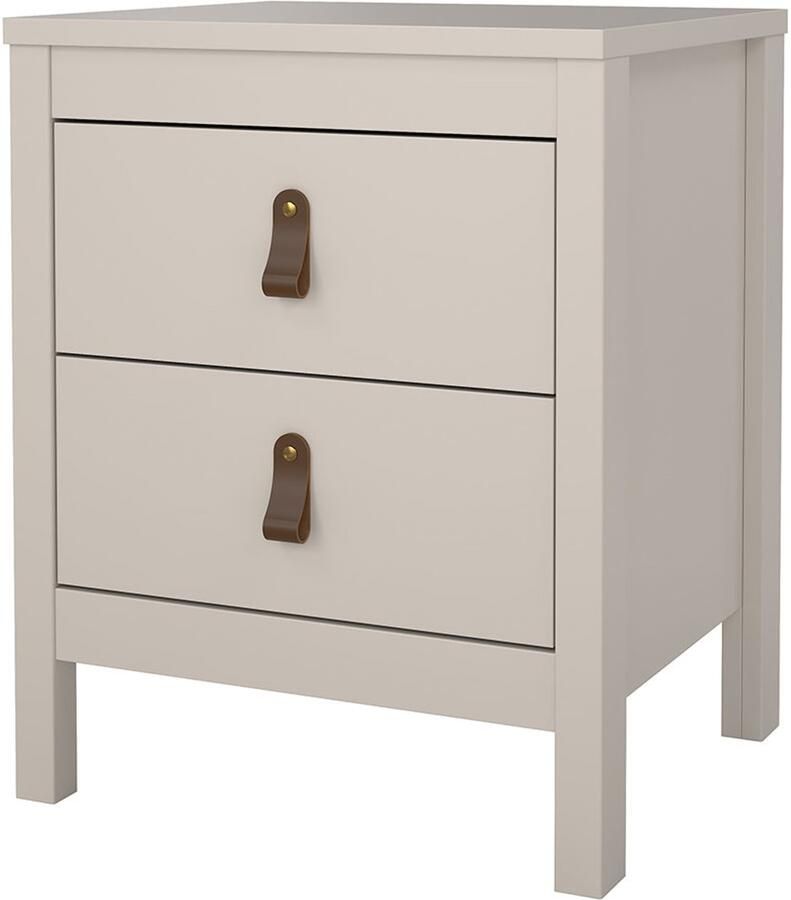 Tvilum Madrid nachtkastje 2 lades cashmere