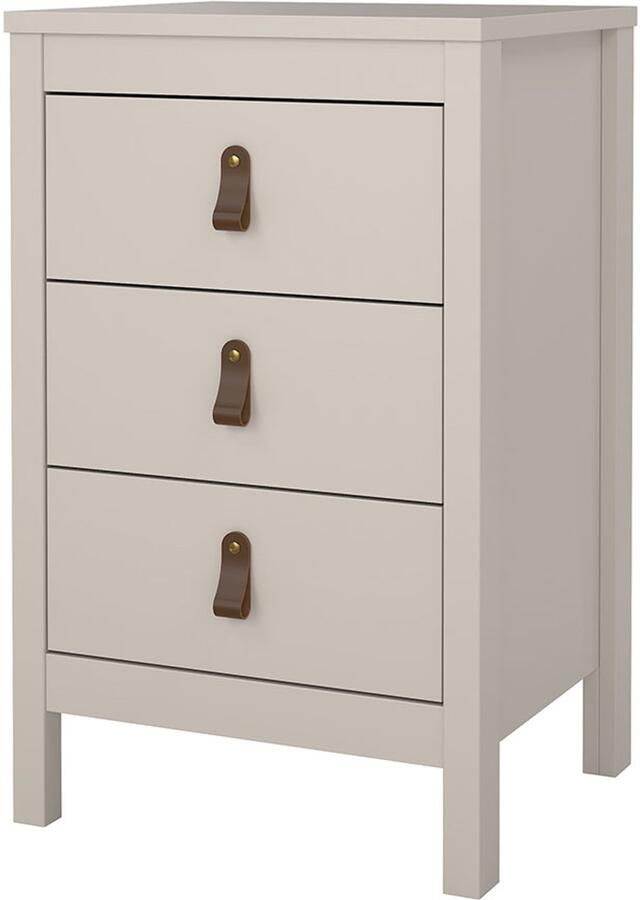 Tvilum Madrid nachtkastje 3 lades cashmere