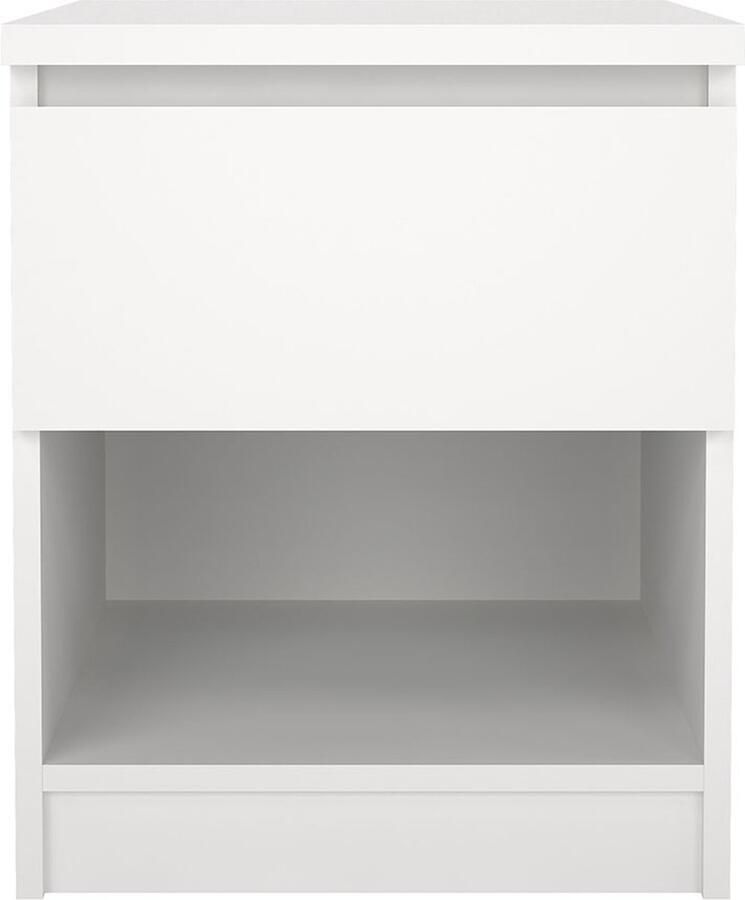 Tvilum Naia nachtkastje 1 lade 1 plank wit