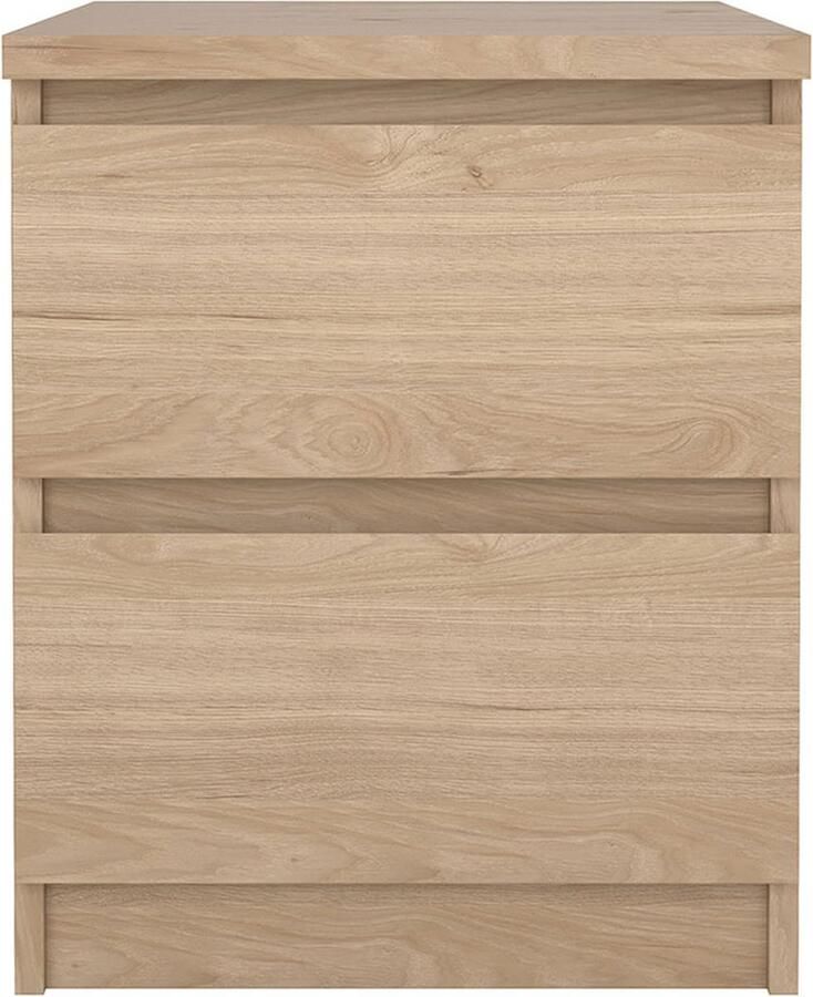 By fonQ basic Slide Nachtkastje 2 lades Bruin