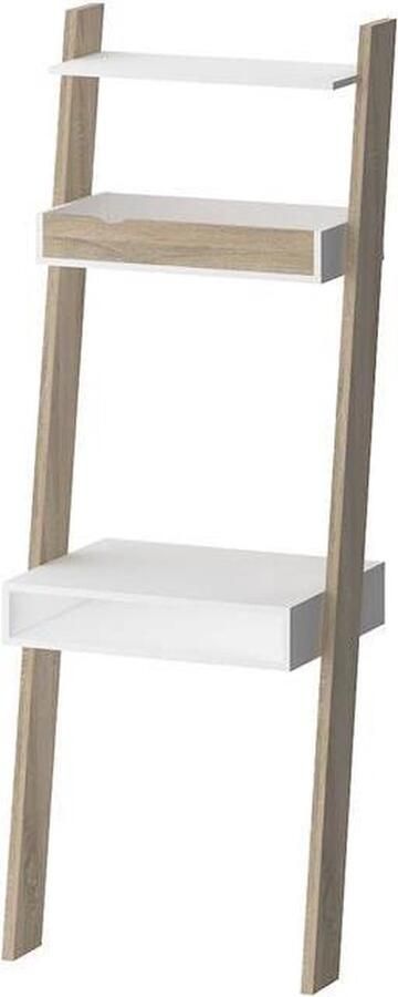 Leen Bakker Bureau Delta wit eikenkleur 180 4x65 1x48 1 cm - Foto 2