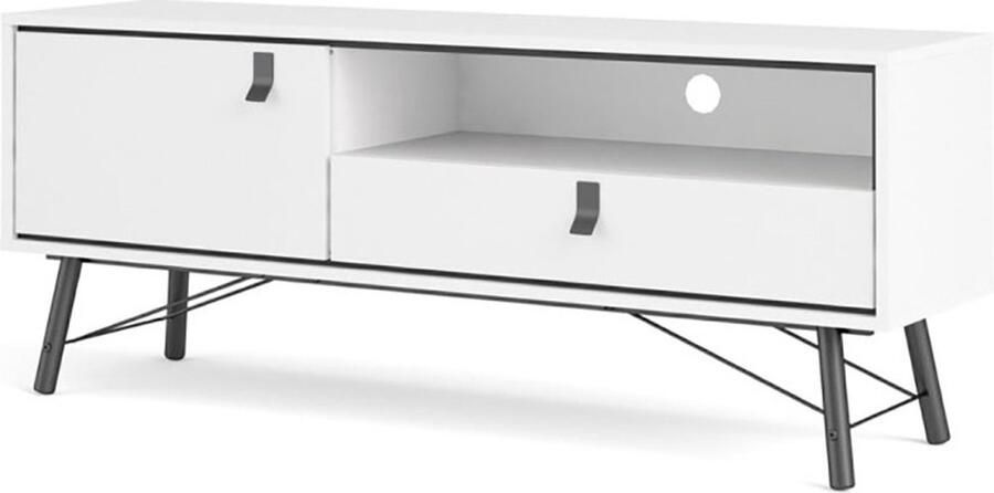 Tvilum Rye TV-meubel 1 deur 1 lade mat wit