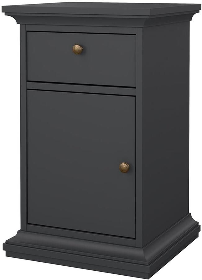 Tvilum Venedig nachtkastje 1 deur 1 lade mat grijs