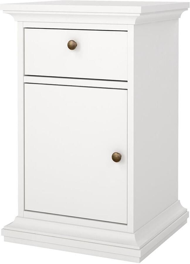 Tvilum Venedig nachtkastje 1 deur 1 lade wit