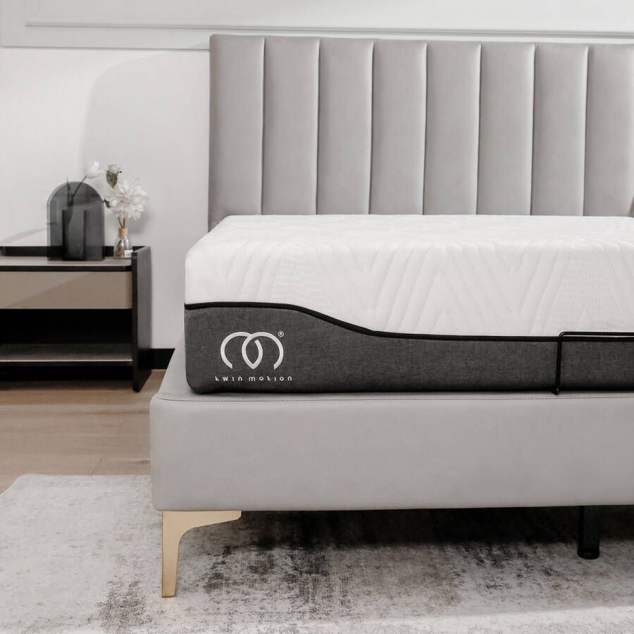 Twin Motion Twin Motion Matras Tweepersoons 140x200 25 cm dik Pocketveer matras Antiallergisch Hybride Koudschuim Pocketvering Zeer luxe & comfortabele matras 140x200 Tencel tijk - Foto 2