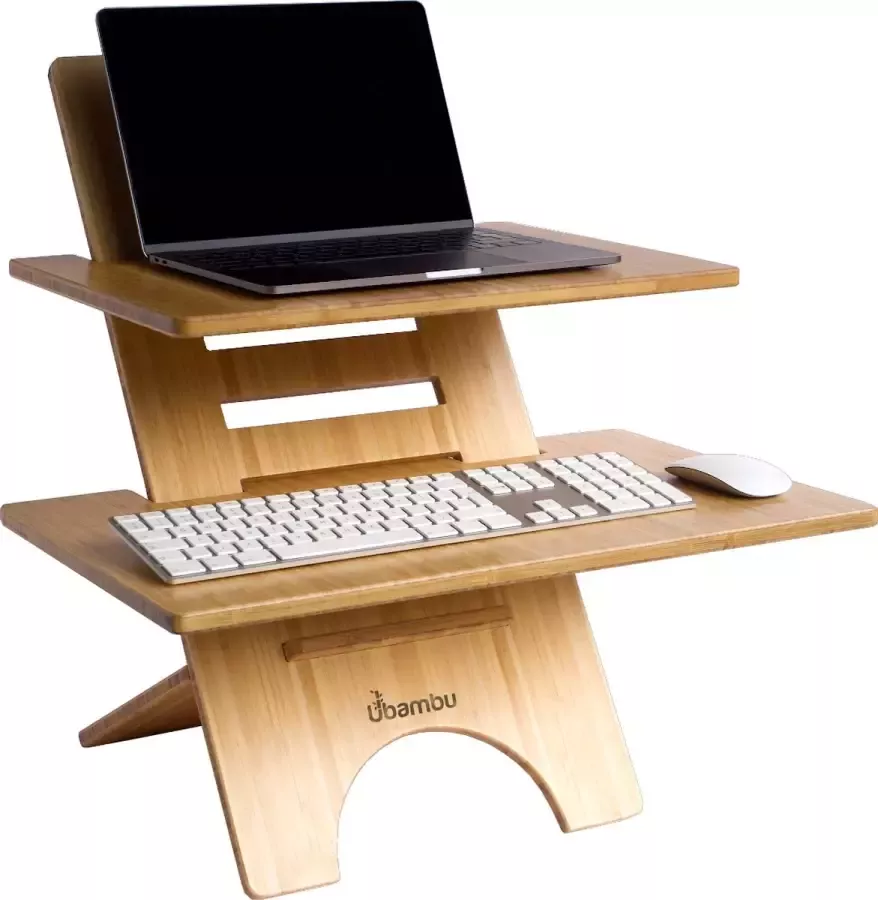 Ubambu Sta bureau Standing desk Bamboe Ergonomisch Duurzaam 57 x 60 cm