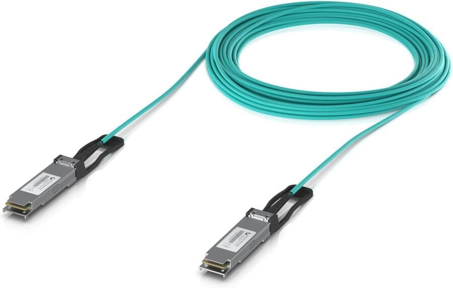 Ubiquiti UACC-AOC-QSFP28-20M InfiniBand en Glasvezelkabel Aqua-kleur