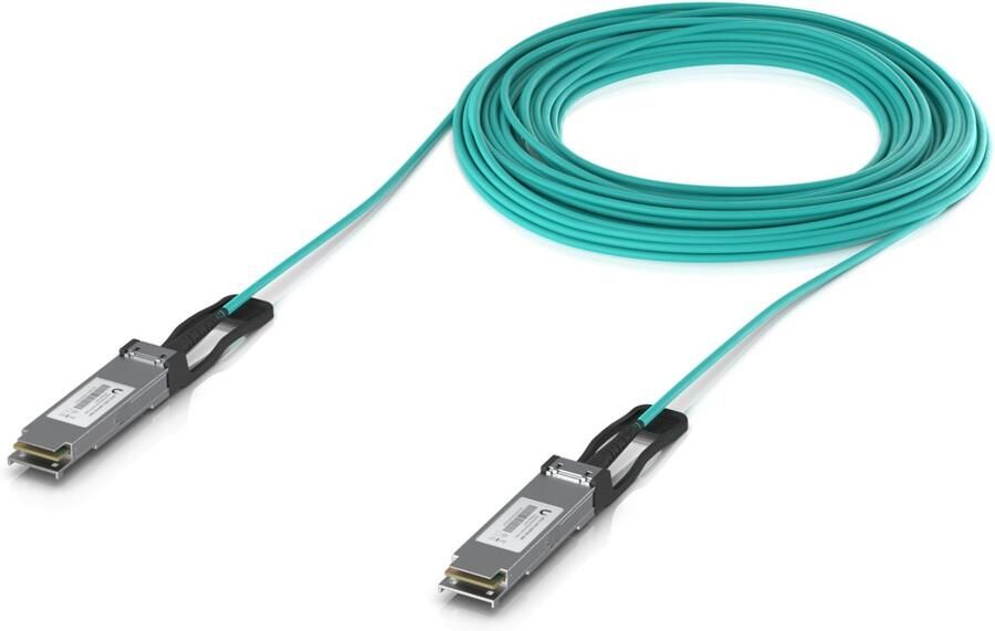 Ubiquiti UACC-AOC-QSFP28-30M InfiniBand en Glasvezelkabel Aqua-kleur