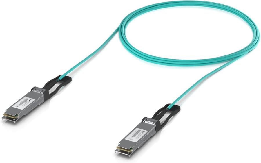 Ubiquiti UACC-AOC-QSFP28-5M InfiniBand en Glasvezelkabel Aqua-kleur