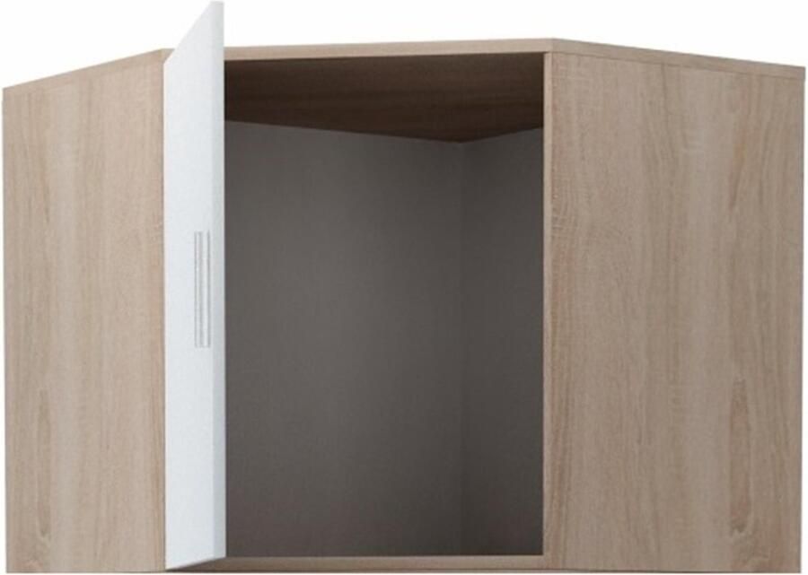 Ufc Hoekkast uitbreiding BODO 80x80 wit-sonoma