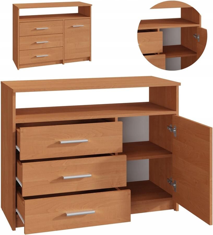 Ufc Kast BODO 1D3SO 100 OLCHA laden boekenkast