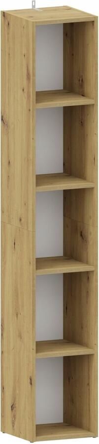 Ufc Open kantoor boekenkast BODO DUAL R30O eiken artisan voor boeken ordners