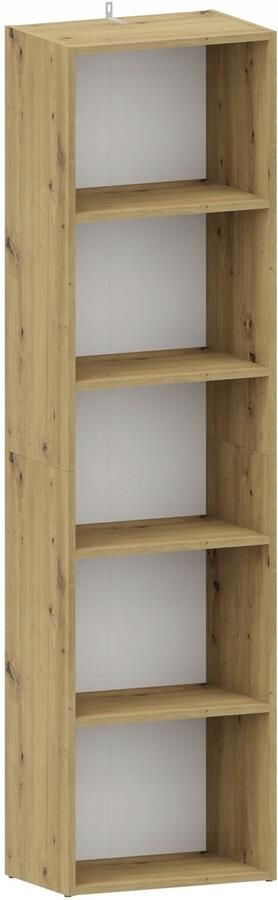 Ufc Open kantoor boekenkast BODO DUAL R50O eiken ARTISAN voor boeken ordners