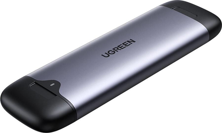 Ugreen pocket M.2 M-Key schijfbehuizing (USB-C USB-A 10Gb s) grijs (CM353)