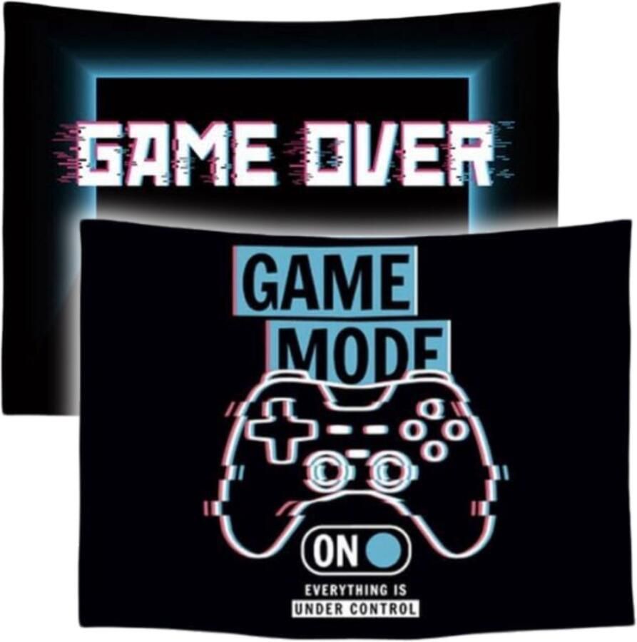 Ulticool Wandkleed Set van 2 Controller Gaming Accesoires voor je Setup Kamer voor Binnen & Buiten Wandtapijt Wanddoek Stof Poster Backdrop Frame Decoratie Woonkamer Houder ps5 Playstation Game Lamp Cadeau Tiener Jongen 9 10 11 12 jaar Gadgets - Foto 2