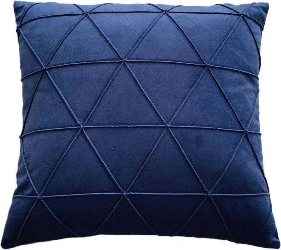 Ulticool Zachte Kussenhoes Blauw Set van 2 Kussens Exclusief Kussenvulling Sierkussens 45x45 cm Sierkussenhoes Accessoires Kussentjes Bank voor Decoratie Woonkamer Slaapkamer