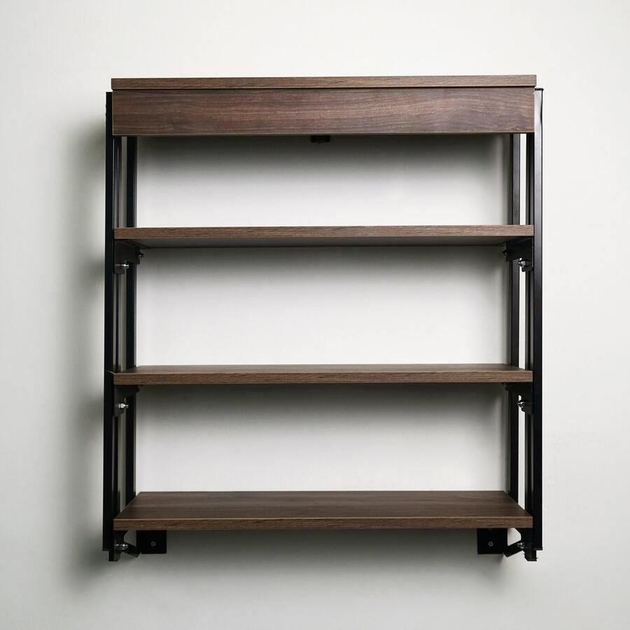 Ultimate Premium Product Ultimate Premium Opklapbare Tafel Wandtafel Keukentafel Murphy Opvouwbare Tafel Wandbureau Bureau Inklapbaar Multifunctioneel bureau & Plank MDF