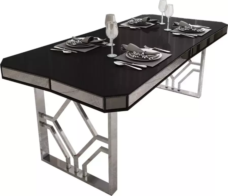 Ultra Luxury Living LEXUS Eettafel Zwart 195cm