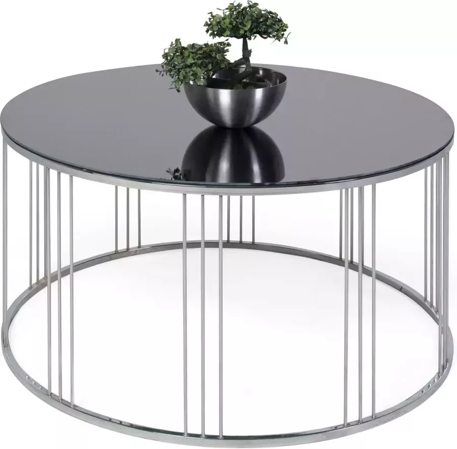 Ultra Luxury Living NAPOLYON Metal Salontafel Zilver Chroom