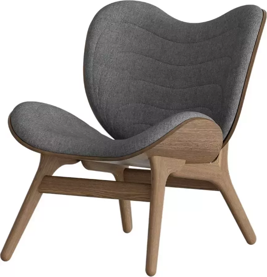 Umage A Conversation Piece walnoot houten fauteuil slate grey - Foto 1