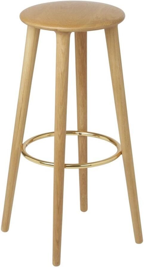 UMAGE The Socialite Bar Barkruk H78 Naturel Eiken