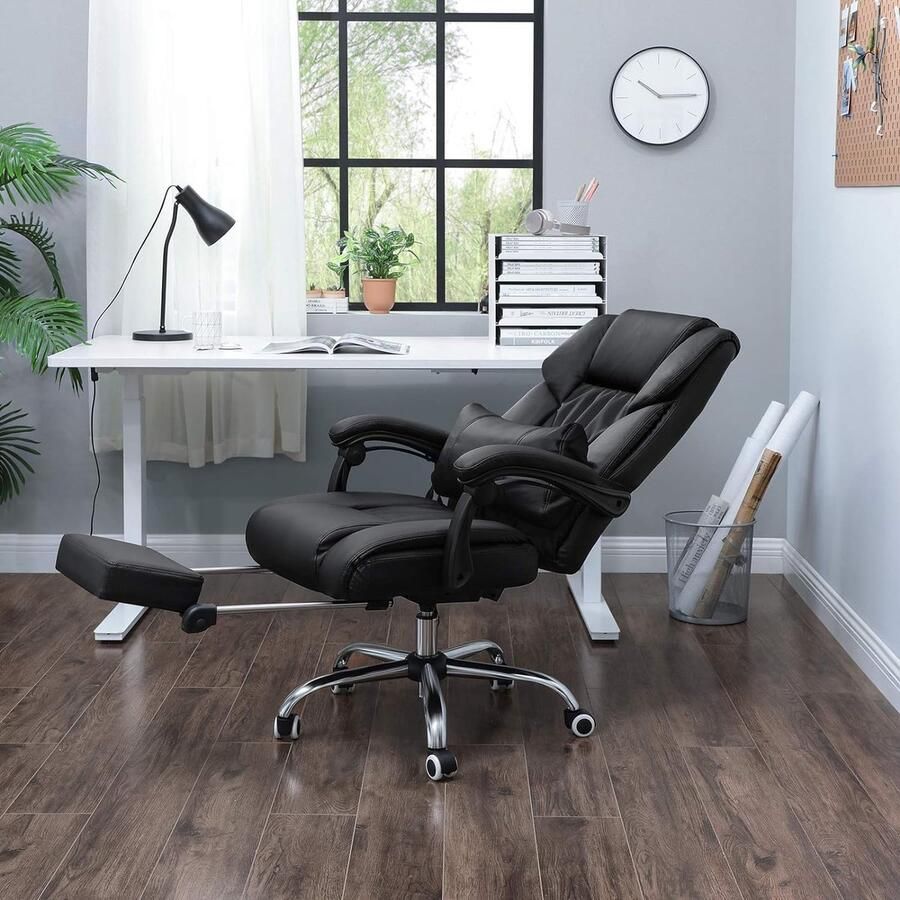 Unbradned Bureaustoel office chair 67 x 66 x 116 cm zwart gaming