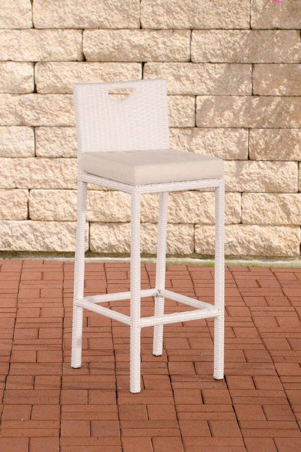 Inandoutdoormatch barkruk barkrukken met rugleuning barkrukken barkruk buiten 40x44x107 cm Vaderdag cadeau