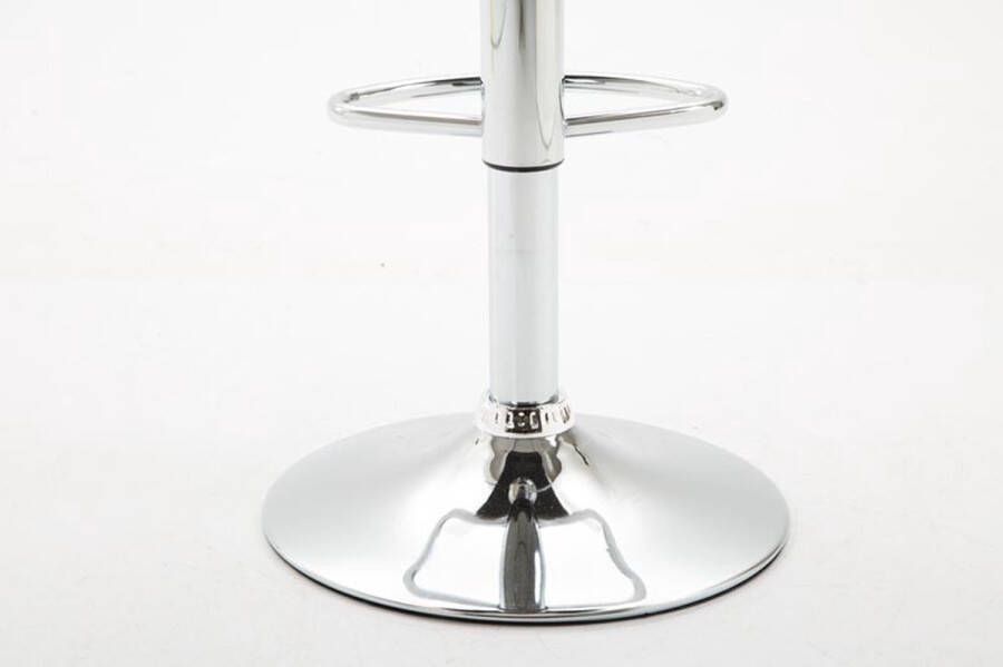 Inandoutdoormatch Barkruk Raymundo Deluxe Wit Modern Design Set van 2 Voetsteun Voor Keuken en Bar Gestoffeerde Zitting Vaderdag cadeau - Foto 2