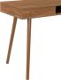 Unbranded Bureau Modesto Laptoptafel 115x48x74 cm Houtkleurig Spaanplaat en Metaal Modern Design - Thumbnail 2