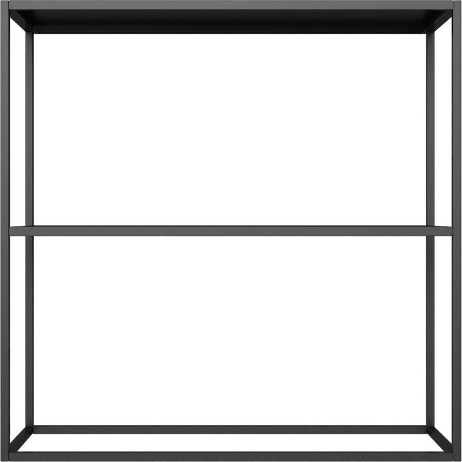 Inandoutdoormatch Console Tafel Pien Bijzettafel 80x79.5x26 cm Wit Staal Modern Design