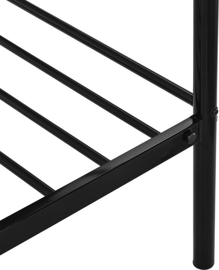 Unbranded Eenpersoonsslaapbank of 3-zitsbank Shelly 90x200 Metaal Zwart Modern design - Foto 3